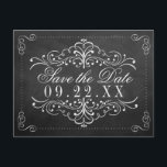 Het  Collectie van het Chalkboard Wedding Aankondigingskaart<br><div class="desc">Het  Chalkboard bruiloft Collectie - Save the Date Briefkaarten.</div>