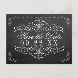 Het Collectie van het Chalkboard Wedding Aankondigingskaart