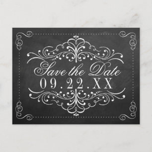 Het  Collectie van het Chalkboard Wedding Aankondigingskaart