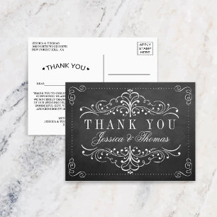 Het  Collectie van het Chalkboard Wedding Briefkaart