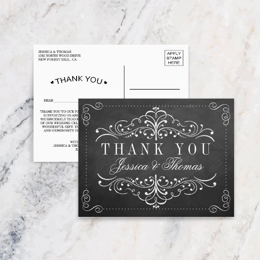 Het  Collectie van het Chalkboard Wedding Briefkaart