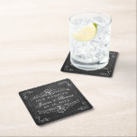 Het  Collectie van het Chalkboard Wedding Kartonnen Onderzetters<br><div class="desc">Vier in stijl met deze elegante en zeer trendy bruiloft onderzetters. Het ontwerp is gemakkelijk te personaliseren met uw eigen formulering en uw familie en vrienden zullen blij zijn wanneer ze deze geweldige onderzetters zien. Overeenkomende objecten vindt u in de collectie.</div>