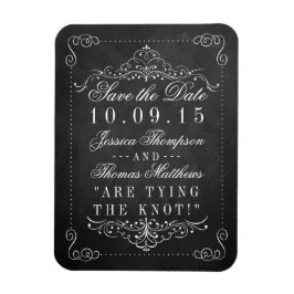 Het Collectie van het Chalkboard Wedding Magneet