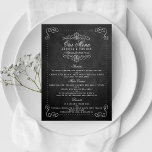 Het  Collectie van het Chalkboard Wedding - Menus Menu<br><div class="desc">Het  Collectie van het Wedden van het Chalkboard - de Kaarten van het Menu.</div>