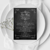Het  Collectie van het Chalkboard Wedding - Menus Menu