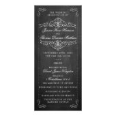 Het Collectie van het Chalkboard Wedding - Progra Reclamekaart (Voorkant)