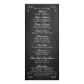 Het Collectie van het Chalkboard Wedding - Progra Reclamekaart (Achterkant)