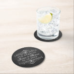 Het  Collectie van het Chalkboard Wedding Ronde Kartonnen Onderzetter<br><div class="desc">Vier in stijl met deze elegante en zeer trendy trouwkoekjes. Het ontwerp is gemakkelijk te personaliseren met uw speciale evenementenbewoording en uw gasten zullen blij zijn wanneer ze deze fantastische cookies zien. Overeenkomende objecten vindt u in de collectie.</div>