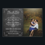 Het  Collectie van het Chalkboard Wedding Save The Date<br><div class="desc">Vier in stijl met deze elegante en zeer trendy bruiloft bewaar de datumkaarten. Dit ontwerp is gemakkelijk te personaliseren met uw eigen foto en formulering en uw gasten zullen blij zijn wanneer ze deze fantastische save de data ontvangen. Overeenkomende bruidsartikelen zijn te vinden in het collectie.</div>