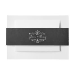 Het Collectie van het Chalkboard Wedding Uitnodigingen Wikkel