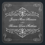 Het  Collectie van het Chalkboard Wedding - zegels<br><div class="desc">Het  Chalkboard Wedding Collectie - Wedding Favor Stickers - Wedding Invitation Seals.</div>