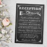 Het  Collectie van het huwelijk in Chalkboard Kaart<br><div class="desc">Eenvoudig maar elegant, het trouwbord van het huwelijk is een verbluffend design dat perfect is voor elke trendy bruiloft. Deze uitnodigingen kunnen worden gepersonaliseerd voor uw speciale gelegenheid en maken de perfecte aankondiging voor uw bruiloft, vrijgezellenfeest, verlofpartij, verjaardagsfeest en nog veel meer speciale gelegenheden. Voeg uw douanetekst aan dit ontwerp...</div>