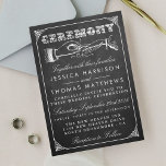 Het  Collectie van het huwelijk in Chalkboard Kaart<br><div class="desc">Eenvoudig maar elegant, het trouwbord van het huwelijk is een verbluffend design dat perfect is voor elke trendy bruiloft. Deze uitnodigingen kunnen worden gepersonaliseerd voor uw speciale gelegenheid en maken de perfecte aankondiging voor uw bruiloft, vrijgezellenfeest, verlofpartij, verjaardagsfeest en nog veel meer speciale gelegenheden. Voeg uw douanetekst aan dit ontwerp...</div>