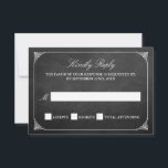 Het  Collectie van het huwelijk in Chalkboard RSVP Kaartje<br><div class="desc">Eenvoudig maar elegant, het trouwbord van het huwelijk is een verbluffend design dat perfect is voor elke trendy bruiloft. Deze RSVP-kaarten kunnen voor je speciale gelegenheid worden gepersonaliseerd en maken de perfecte insteekkaart voor je bruiloft, vrijgezellenfeest, verlovingsfeest, verjaardagsfeest en nog veel meer speciale gelegenheden. Voeg uw douanetekst aan dit ontwerp...</div>