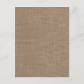 Het Collectie van het Koraalbeestje Burlap Beach W Informatiekaartje (Achterkant)