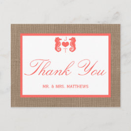 Het Collectie van het Koraalzeepaardbeugel Briefkaart