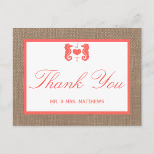 Het Collectie van het Koraalzeepaardbeugel Briefkaart