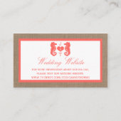 Het Collectie van het Koraalzeepaardbeugel Informatiekaartje (Voorkant)