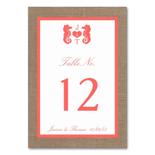 Het Collectie van het Koraalzeepaardbeugel Kaart (Voorkant)