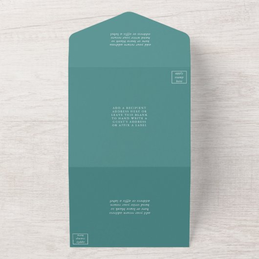 Het Collectie van het lentesovenhuwelijk All In One Uitnodiging (Buitenkant)