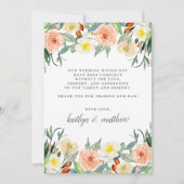 Het Collectie van het lentesovenhuwelijk Bedankkaart (Achterkant)