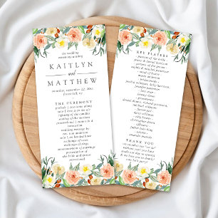 Het Collectie van het lentesovenhuwelijk Programmakaart