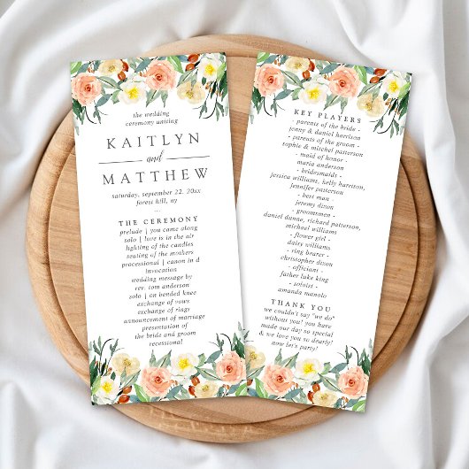 Het Collectie van het lentesovenhuwelijk Programmakaart