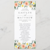 Het Collectie van het lentesovenhuwelijk Programmakaart (Voorkant)