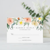 Het Collectie van het lentesovenhuwelijk RSVP Kaartje (Staand voorkant)