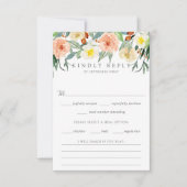 Het Collectie van het lentesovenhuwelijk RSVP Kaartje (Voorkant)