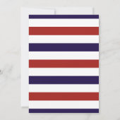 Het Collectie van het Rode en Navy Nautical Anchor Kaart (Achterkant)