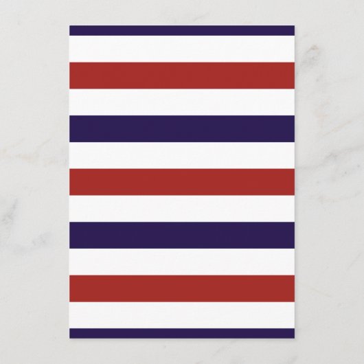 Het Collectie van het Rode en Navy Nautical Anchor Menu (Achterkant)