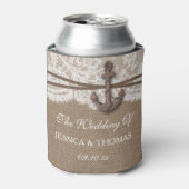 Het Collectie van het Rustische Nautical Anchor We Blikjeskoeler (Blikje Voorkant)