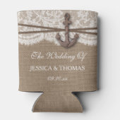 Het Collectie van het Rustische Nautical Anchor We Blikjeskoeler (Achterkant)