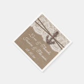 Het Collectie van het Rustische Nautical Anchor We Servet (Hoek)