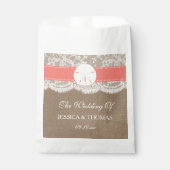 Het Collectie van het strand van de Koraalzandband Bedankzakje (Voorkant)