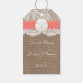 Het Collectie van het strand van de Koraalzandband Cadeaulabel (Voorkant)