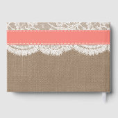 Het Collectie van het strand van de Koraalzandband Gastenboek (Achterkant)