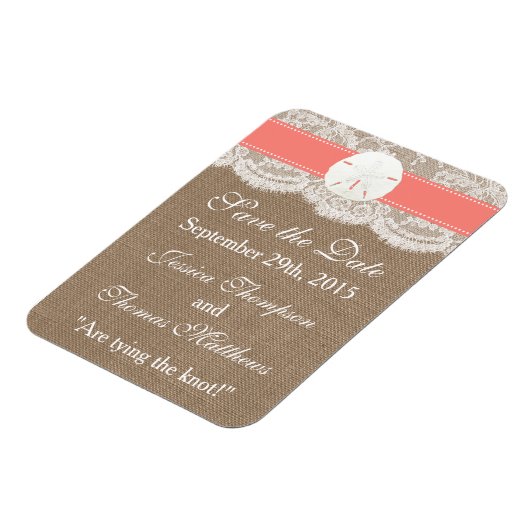 Het Collectie van het strand van de Koraalzandband Magneet (Linkerzijde)