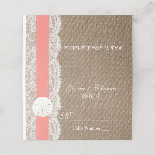 Het Collectie van het strand van de Koraalzandband Plaatskaartje (Buitenkant ongevouwen)