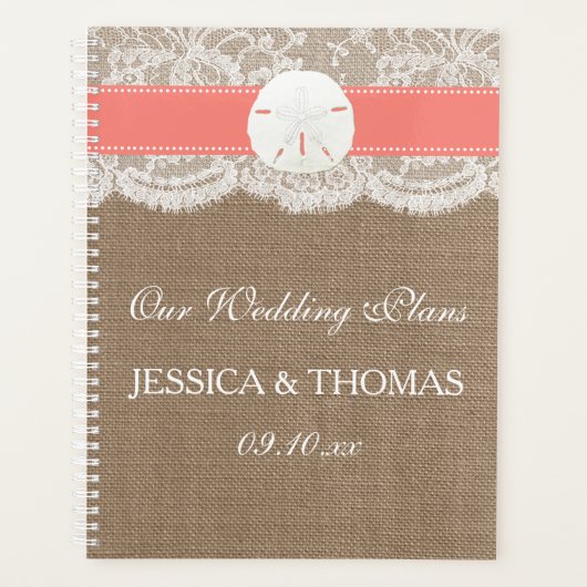 Het Collectie van het strand van de Koraalzandband Planner (Voorkant)