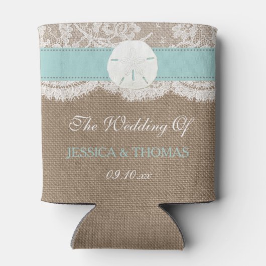 Het Collectie van het strand van Turquoise Sand Do Blikjeskoeler (Achterkant)