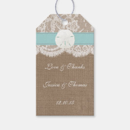 Het Collectie van het strand van Turquoise Sand Do Cadeaulabel