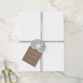 Het Collectie van het strand van Turquoise Sand Do Cadeaulabel (Met Touw)