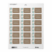 Het Collectie van het strand van Turquoise Sand Do Etiket (Full Sheet)