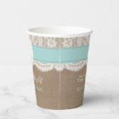 Het Collectie van het strand van Turquoise Sand Do Papieren Bekers (Rechts)