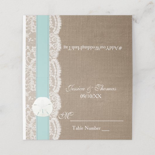 Het Collectie van het strand van Turquoise Sand Do Plaatskaartje (Buitenkant ongevouwen)