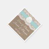 Het Collectie van het strand van Turquoise Sand Do Servetten (Hoek)