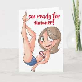 Het Collectie van het wenskaart - Zomer Kaart