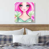 Het Collectie van Princess Canvas Afdruk (Insitu (Slaapkamer))